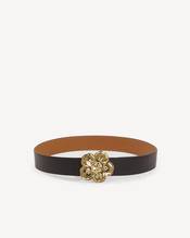 'Boke Flower' Wide reversible belt for Women