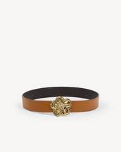 'Boke Flower' Wide reversible belt for Women