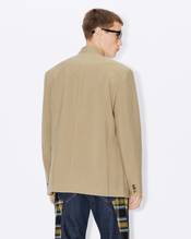 Tailored kimono jacket in virgin wool