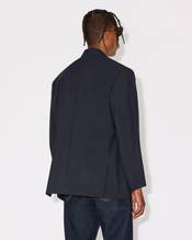 Tailored kimono jacket in virgin wool