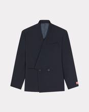 Tailored kimono jacket in virgin wool