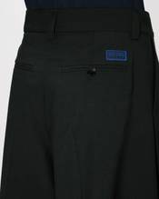 Cropped pants in virgin wool