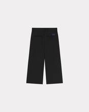 Cropped pants in virgin wool
