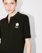 'Boke Flower 2.0' embroidered mini polo dress