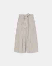 Pleated long shorts
