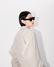 Oversized kimono blazer in virgin wool