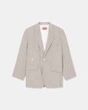 Oversized kimono blazer in virgin wool