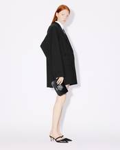 Oversized kimono blazer in virgin wool
