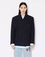 Kimono blazer in virgin wool
