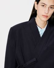 Kimono blazer in virgin wool
