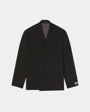 Suit kimono jacket in virgin wool