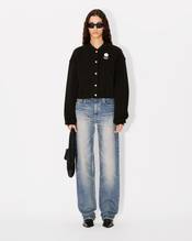 'Boke Flower 2.0' boxy teddy jacket