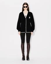 'Boke Flower 2.0' embroidered cardigan in wool and cotton