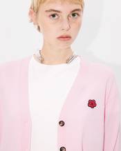 'Boke Flower' embroidered vneck cardigan in wool