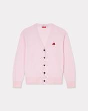 'Boke Flower' embroidered vneck cardigan in wool