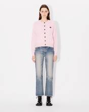 'Boke Flower' embroidered crewneck cardigan in wool
