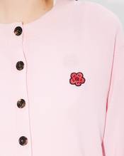 'Boke Flower' embroidered crewneck cardigan in wool