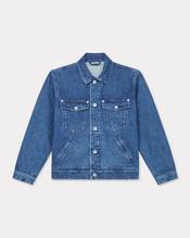 'Boke Flower' oversized trucker jacket in japanese denim