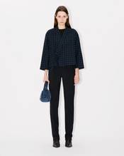 Cigarette pants in virgin wool