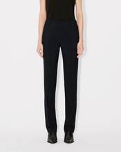 Cigarette pants in virgin wool