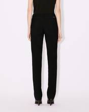 Cigarette pants in virgin wool
