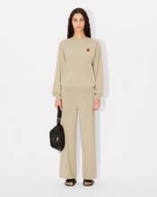 'Boke Flower' embroidered pants in wool