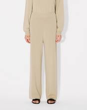 'Boke Flower' embroidered pants in wool