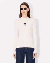 'Boke Flower 2.0' embroidered rib-knit long-sleeve top