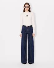'Boke Flower 2.0' embroidered rib-knit long-sleeve top