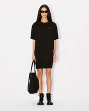 'Boke Flower' embroidered T-shirt dress