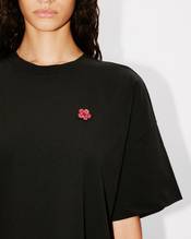 'Boke Flower' embroidered T-shirt dress