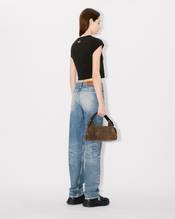 'KENZO Furoshiki' fluffy suede bag