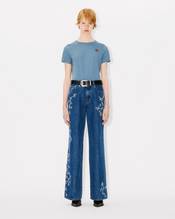 'Boke Flower' embroidered T-shirt in cotton