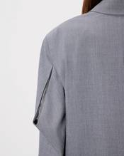 Oversized kimono blazer in virgin wool