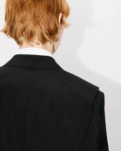 Waisted blazer in virgin wool