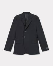 Waisted blazer in virgin wool