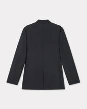 Waisted blazer in virgin wool