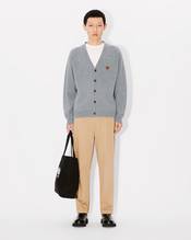 'Boke Flower' embroidered cardigan in wool