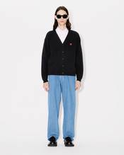 'Boke Flower' embroidered cardigan in wool