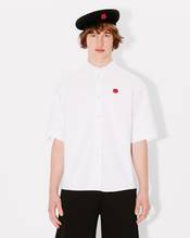 'Boke Flower' embroidered casual shirt