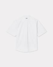 'Boke Flower' embroidered casual shirt