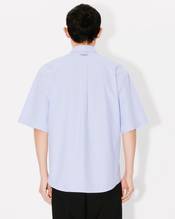 'Boke Flower' embroidered casual shirt