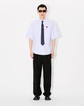'Boke Flower' embroidered casual shirt