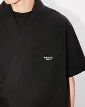 Embroidered kimono shirt