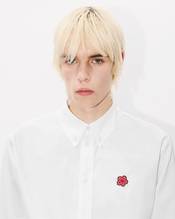 'Boke Flower' embroidered shirt in cotton poplin