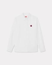 'Boke Flower' embroidered shirt in cotton poplin