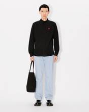 'Boke Flower' embroidered shirt in cotton poplin