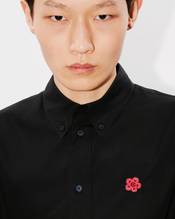 'Boke Flower' embroidered shirt in cotton poplin