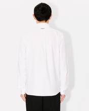 'Boke Flower' embroidered shirt in oxford cotton 