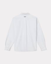 'Boke Flower' embroidered shirt in oxford cotton 